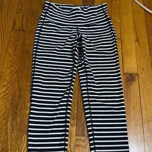 Striped Athleta leggings